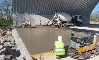 Bugyi szennyvíztisztító telep - ipari padló